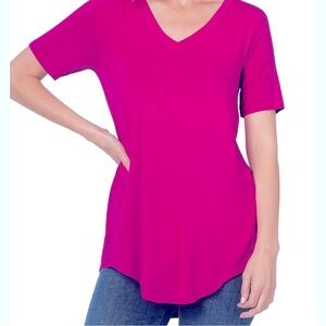 Pink T Shirt Zenana New With Tags CLOSET STAPLE